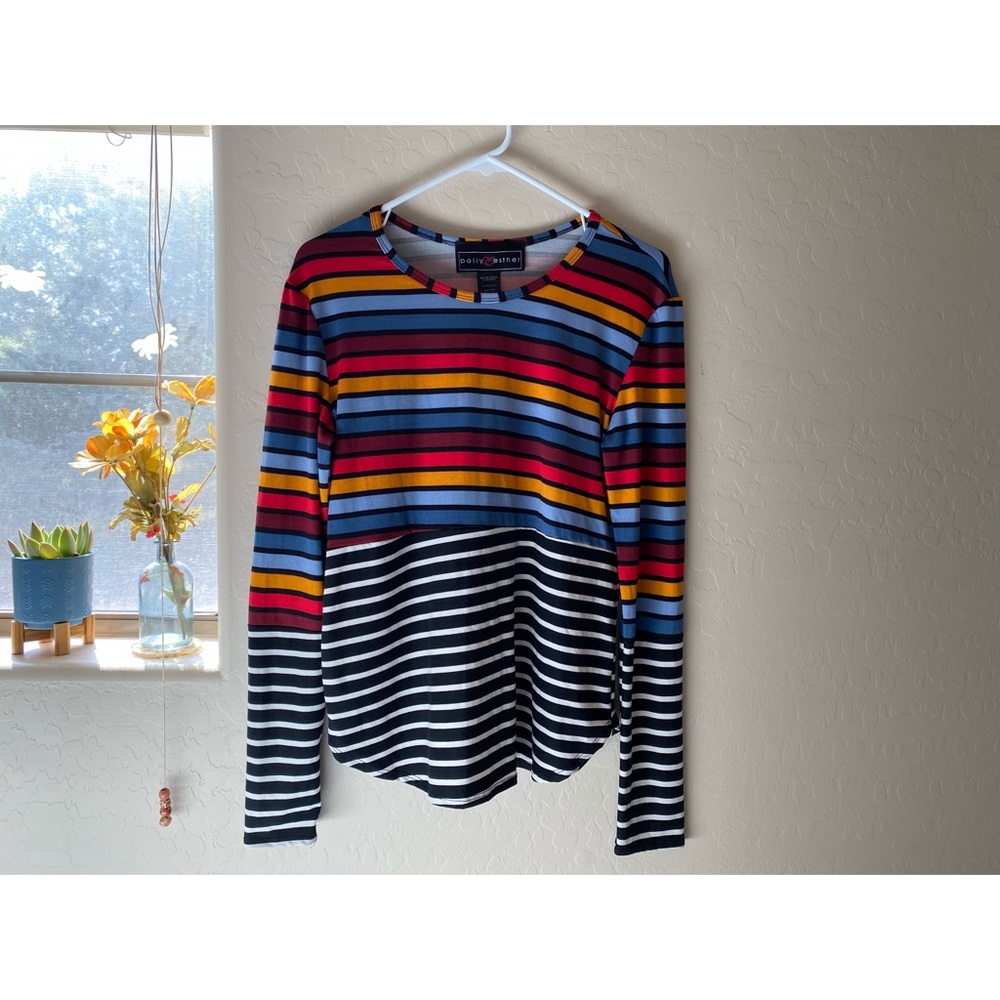 Half Colorful ❤️Half Back & White Long sleeve🖤